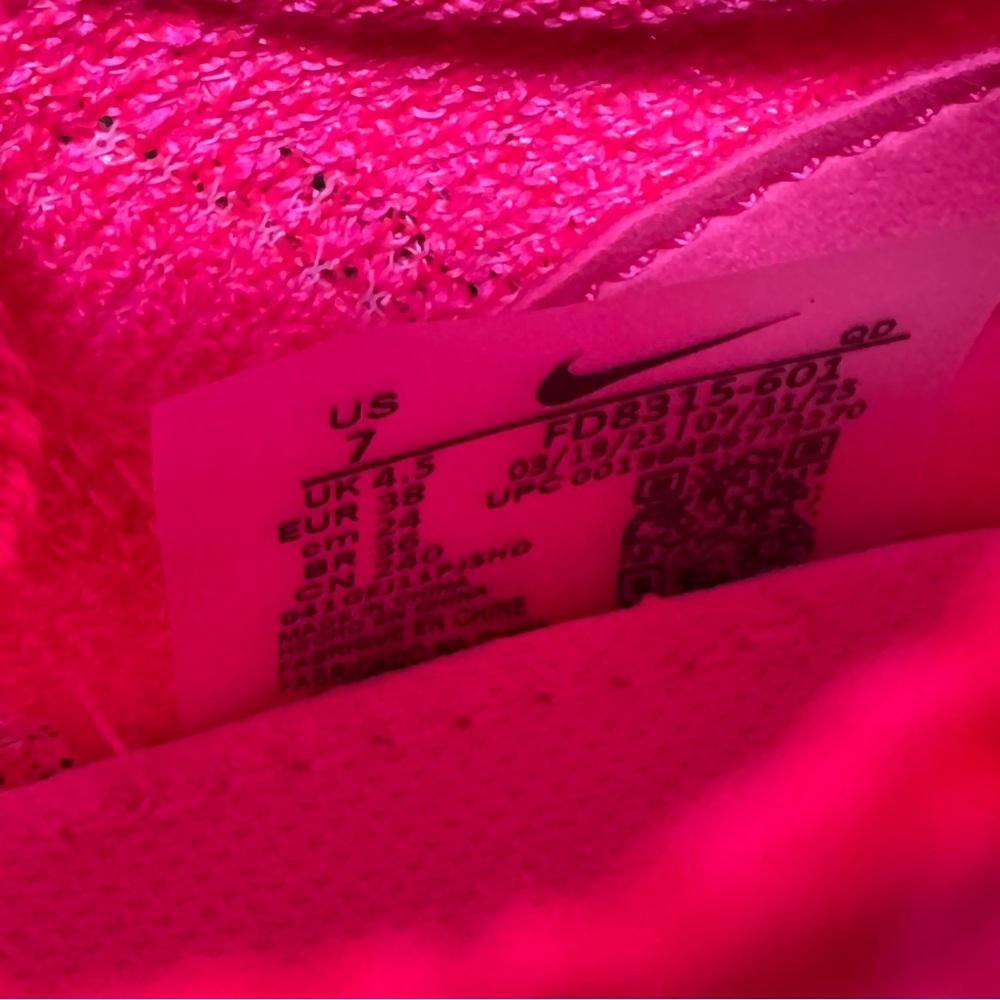 Size 7 - Womens Nike Air Zoom Alphafly NEXT% 3 Hyper Pink Sneakers - FD8315-601 - Picture 10 of 10